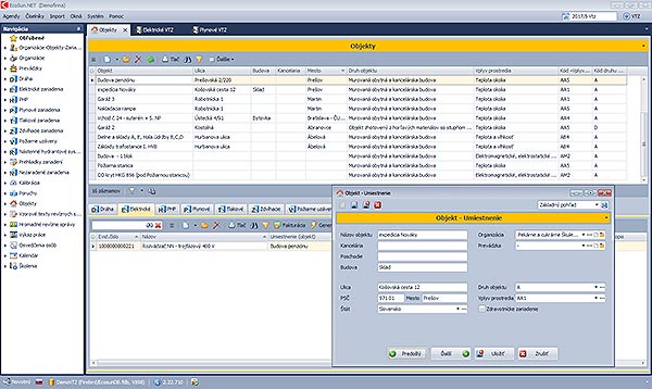 Screen of EcoSun VTZ