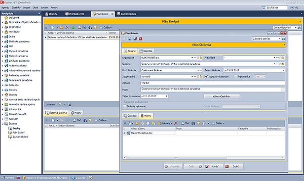 Screen of EcoSun VTZ